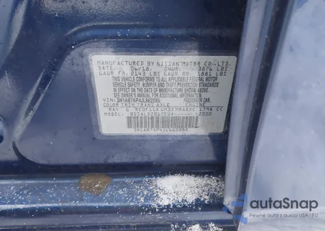 2018 Nissan Sentra Sv z USA, uszkodzony, nr VIN 3N1AB7AP4JL662285